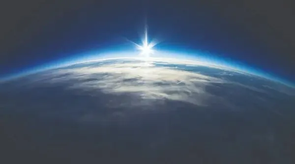 Earth and sun concept