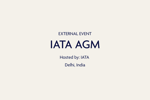IATA AGM 2025 event