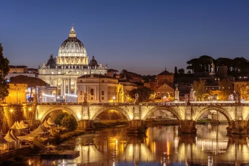 Rome at night