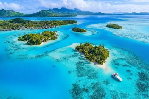 Ocean and tropical destinations