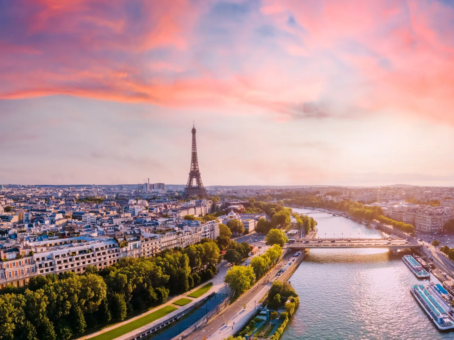 Paris sunset